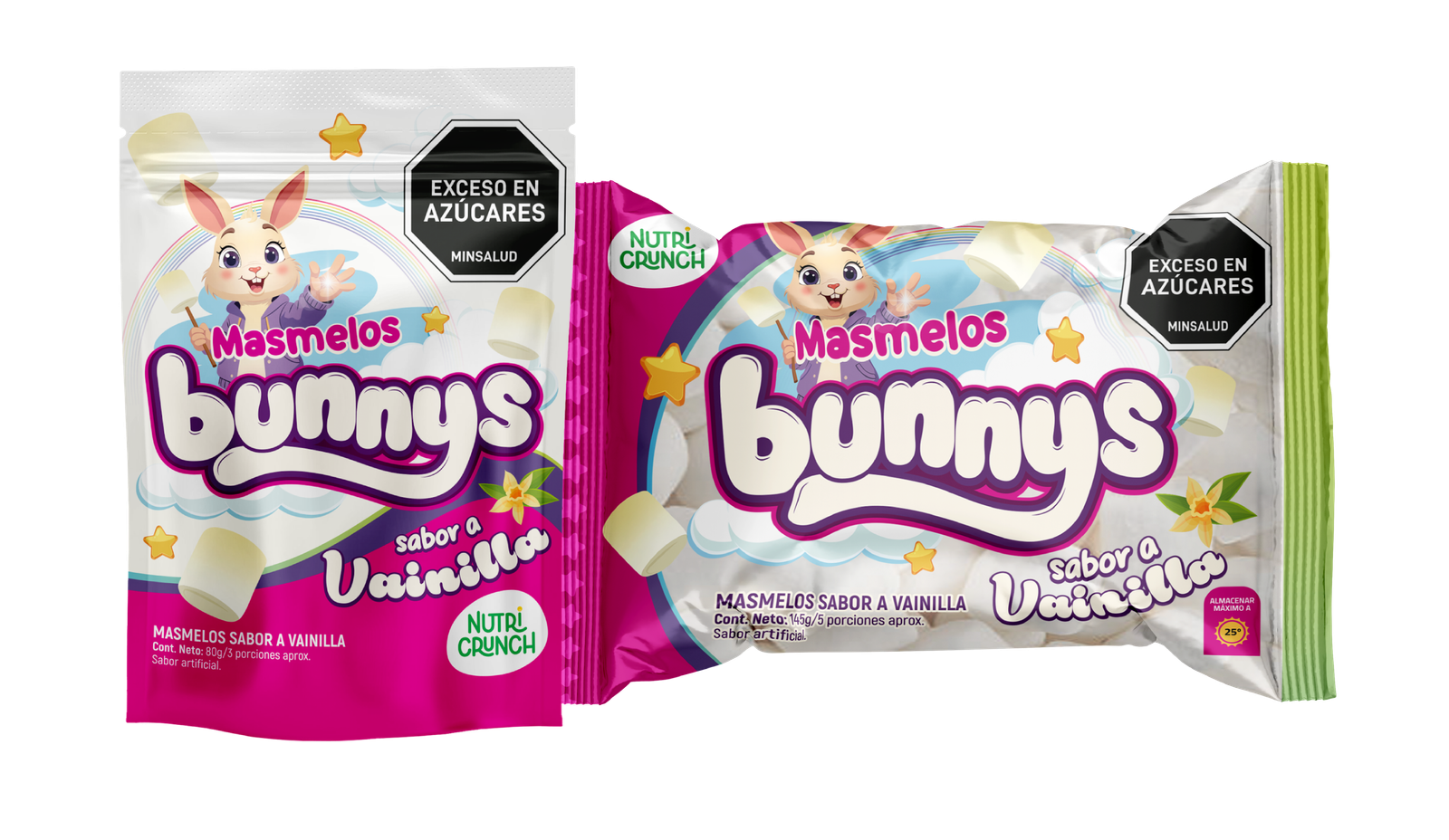 Masmelos Bunnys sabor a Vainilla
